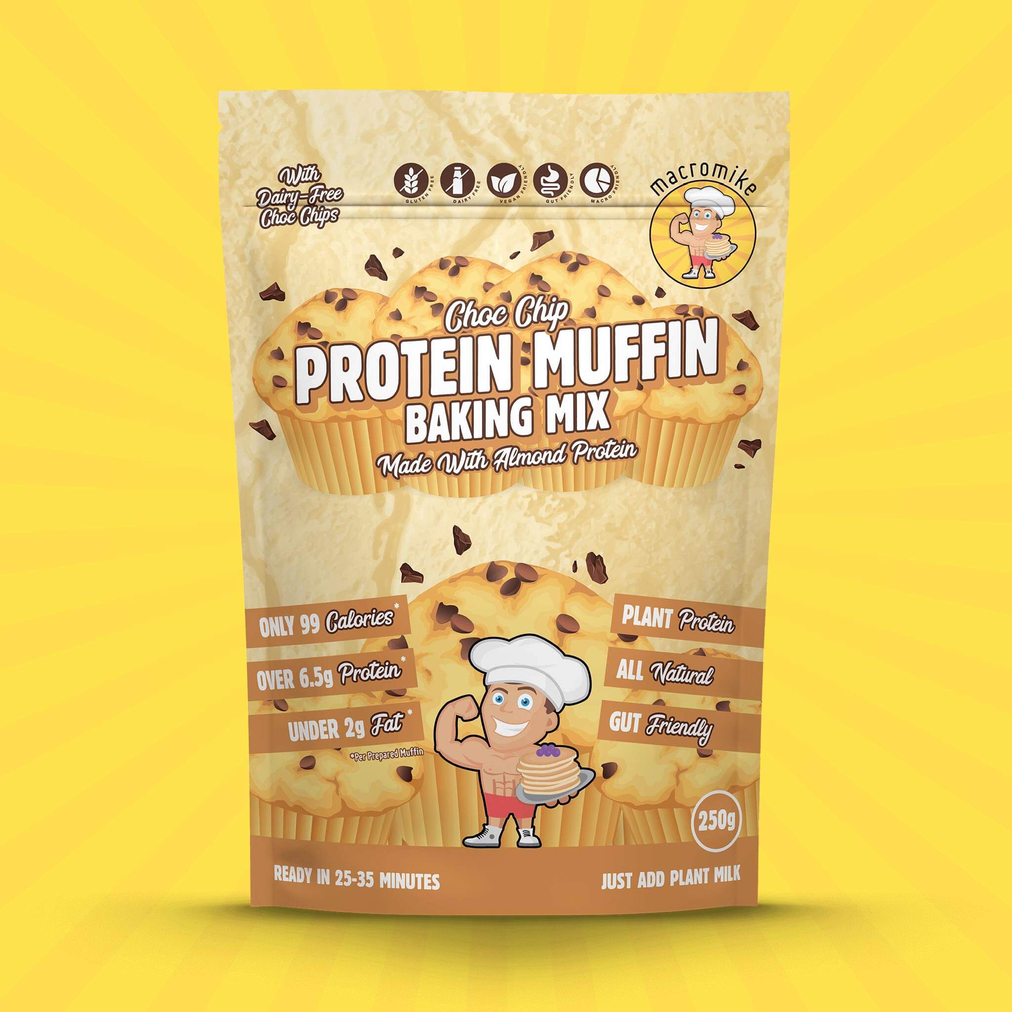 Choc Chip Muffin Baking Mix (250g Bag) - Image 4